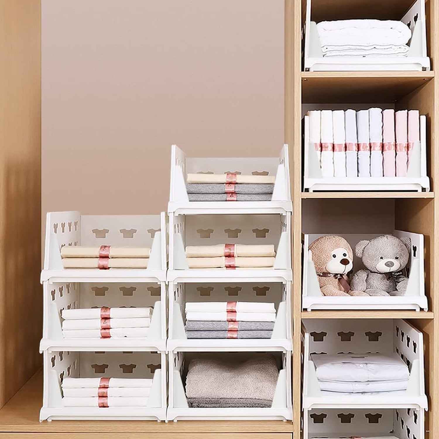 7886 3 Layer Stackable Multifunctional Storage,for Clothes Foldable Drawer Shelf Basket Utility Cart Rack Storage Organizer Cart for Kitchen, Pantry Closet, Bedroom, Bathroom, Laundry(3 Layer 1 Pc) 7886 3 Layer Stackable Multifunctional Storage,for Clothes Foldable Drawer Shelf Basket Utility Cart Rack Storage Organizer Cart for Kitchen, Pantry Closet, Bedroom, Bathroom, Laundry(3 Layer 1 Pc)